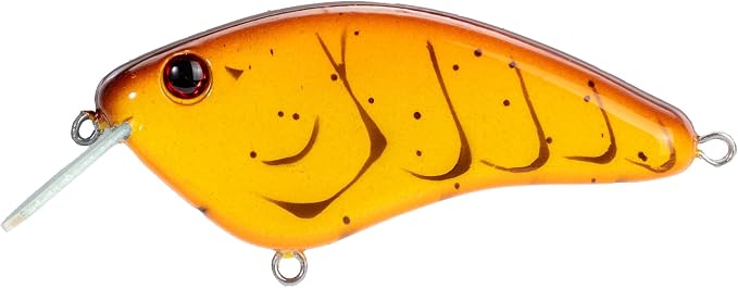 Strike King Hardliner Fishing Lure, Flat Sided Crankbait, Circuit Board Lip, Extra Tight Wobble, Size 4 Treble Hooks