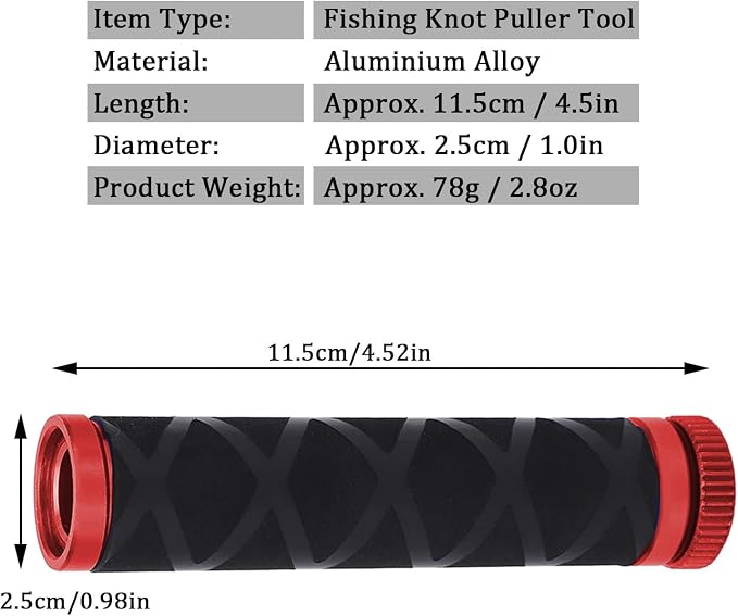 OUKENS Fishing Line Dragger, Fishing Knot Puller Tool Assist Fishing Line Knotting Device Tension Line Dragger for Fishing