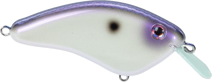 Strike King Hardliner Fishing Lure, Flat Sided Crankbait, Circuit Board Lip, Extra Tight Wobble, Size 4 Treble Hooks