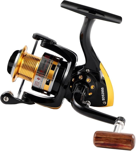 Diwa Spinning Fishing Reels for Saltwater Freshwater 1000 2000 3000 4000 5000 6000 Series Fishing Spool Left/Right Interchangeable Trout Carp Spinning Reel Light and Smooth
