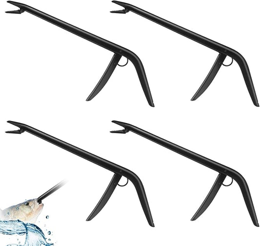 4 Pcs Stainless Steel Fish Hook Remover Extractor Steel Fish Hook Remover Tool Fishing Hook Remover for Freshwater and Saltwater Fishhook Removal Tool, 11.6 x 4.3 Inch