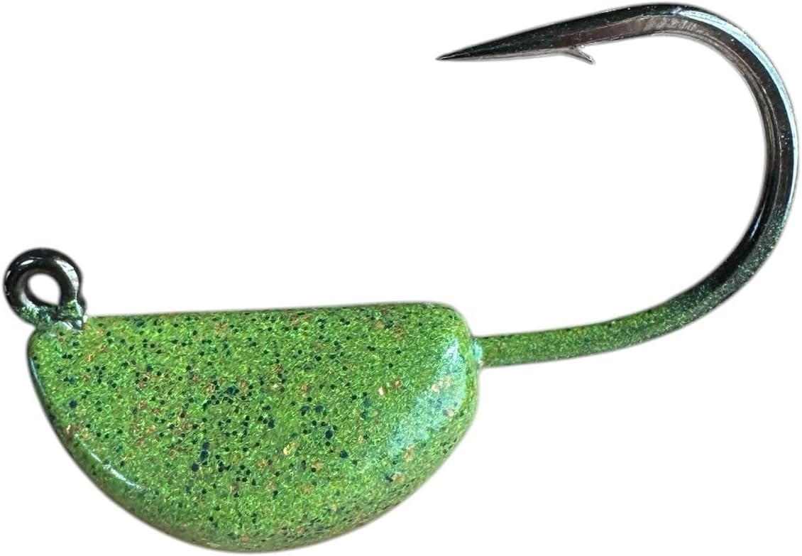Sheepshead Jig, 2~5 Pack, Standup Style Jig, Saltwater Fishing Jig, Powder Coat Finish Made in The USA with 2X Hook, 1/2oz, 3/4oz, 1oz Sizes