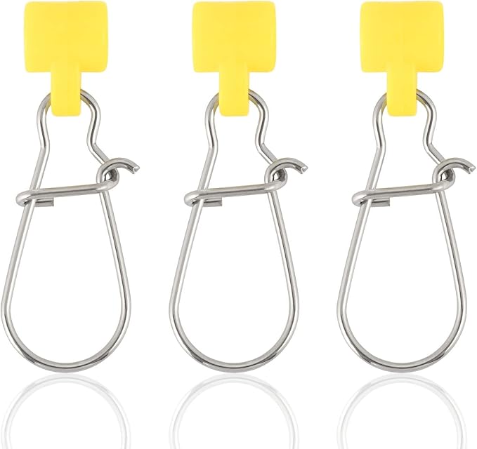 Dr.Fish Sinker Slides for Fishing, Sinker Weight Silder Line Slide Sleeve Swivel Duo Lock Snaps for Saltwater Surf Bottom Fishing Fish Fider Rig Catfish Rig