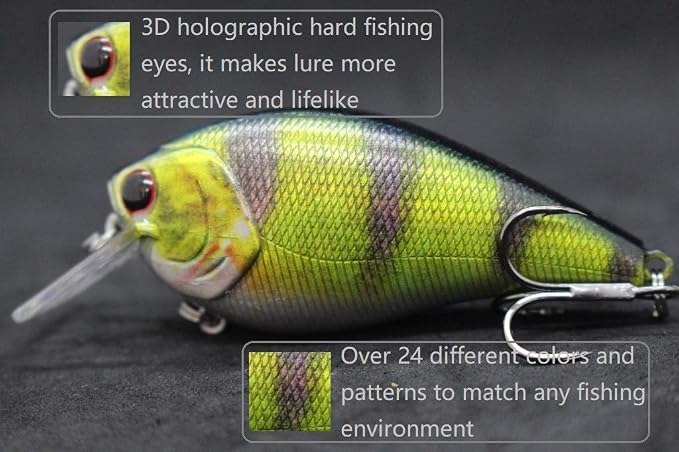 Minnow Crankbait for Bass Fishing Bass Lure Jerkbait Fishing Lures and Tackle Box