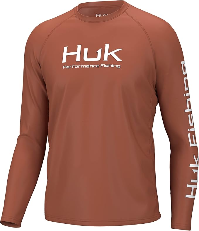 HUK Men's Pursuit Vented Long Sleeve Fishing Shirt (+30 UPF)