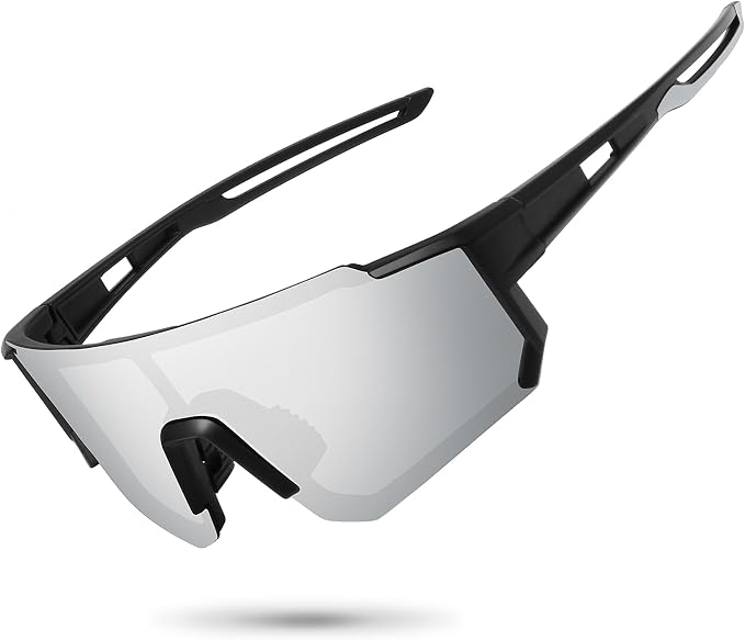 STORYCOAST Polarized Sports Sunglasses for Men Women,Driving Fishing Cycling Mountain Bike Sunglasses UV400 Protection