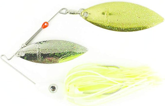 Nichols Lures Pulsator Metal Flake Double Willow Spinnerbait