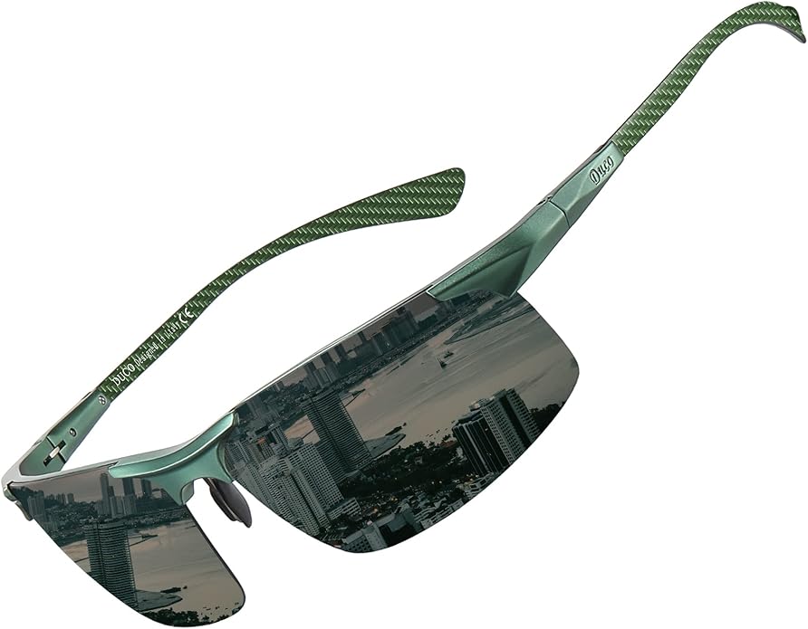 DUCO Polarized Sunglasses Mens Ultralight Carbon Fiber Sun Glasses for Men Driving Sports Fishing UV400 Protection DC8277