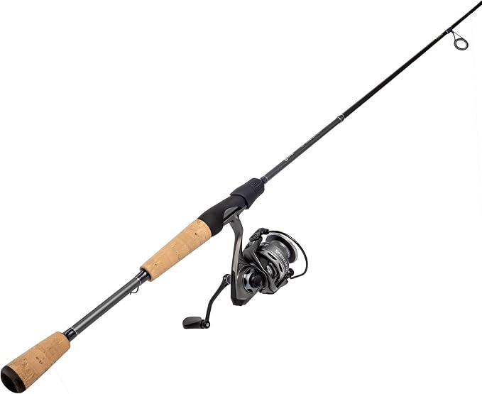 Lew's Speed Spin Spinning Reel and Fishing Rod Combo, HM30 Graphite Rod, 9+1 Bearings, Speed Gears