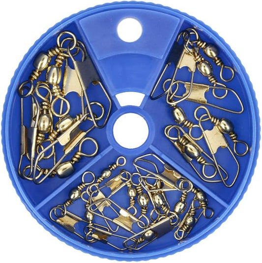 Eagle Claw Snap Swivel Assortment, 20 Piece