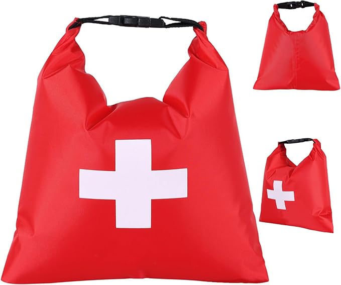 1.2L Waterproof First Aid Kit, Portable Lightweight Boat Dry Bag, Multifunctional Outdoor Emergency Survival Kit for Backpacking Hiking Fishing Camping