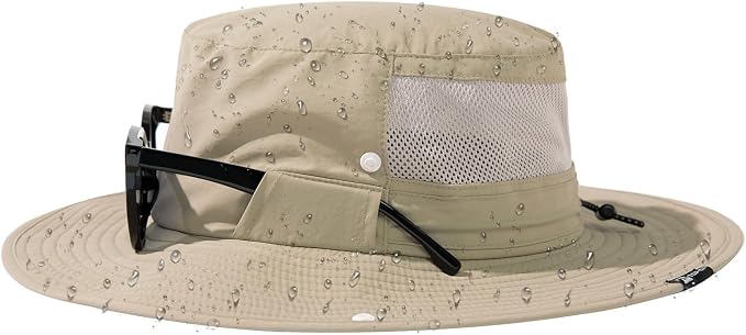 TOP-EX UVCoolix™ Bucket Hat for Men, Cooling Sun Hat Women, UPF 50 Wide Brim Boonie Hats Underbrim Prints, Breathable, M-XXL