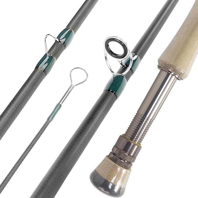Aventik Troutflow Fly Fishing Rod and Reel Combo, 9FT 5wt 8wt, Japan Toray 46T Carbon Fast Action 4-Piece Fly Rod Kit with SADC Pre-Spooled Reel & Case