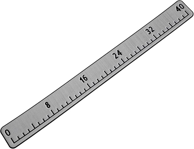 Fish Ruler for Boat 40in EVA Foam Fish Measuring Ruler with Self-Adhesive Backing for Fishing Kayaks Accessories, Waterproof Fish Measurement Sticker Tool for Fish Boat 40"