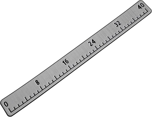 Fish Ruler for Boat 40in EVA Foam Fish Measuring Ruler with Self-Adhesive Backing for Fishing Kayaks Accessories, Waterproof Fish Measurement Sticker Tool for Fish Boat 40"