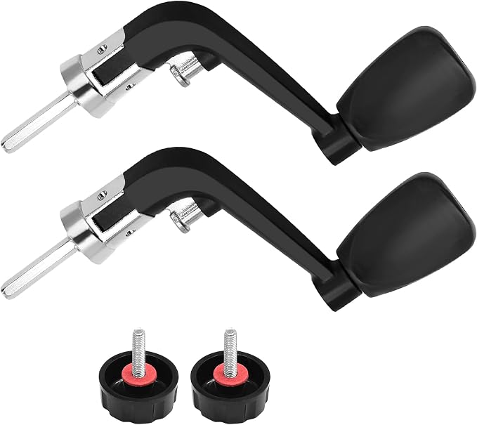 2PCS Fishing Handles Spinning Reel Knob Replacement, Rubber Handle Reel Handle Grips Fishing Reel Replacement for Fishing Reel