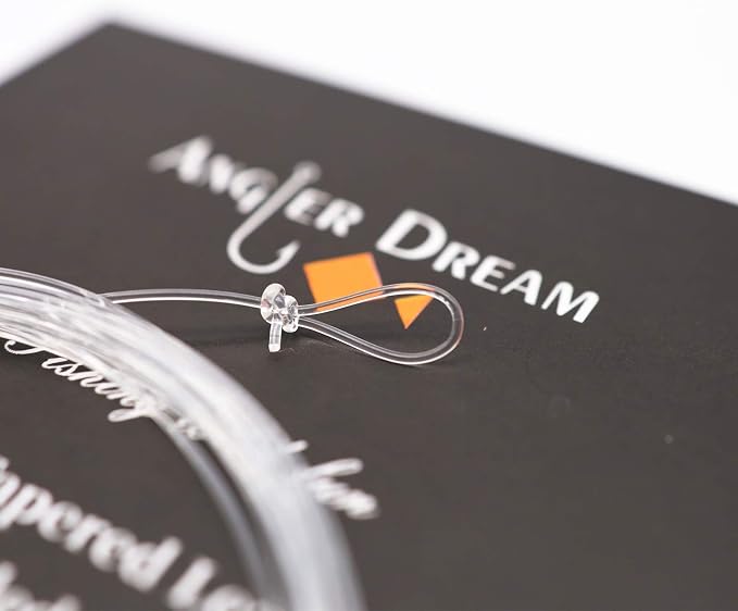 3 Pack Fluorocarbon Fly Leader 9FT 0x/1x/2x/3x/4x/5x/6x/7x Fluorocarbon Tapered Fly Fishing Leader.