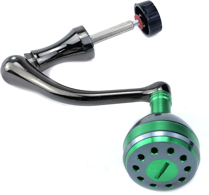 Crapyt Fishing Reel Handle Fishing Wheel Grasp Spinning Crank Handle Arm Grip Part Knob Tackle Wheel Ball Shake Rotary Knob