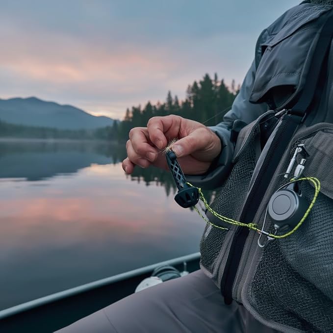 Magnetic Fly Threader Rigging Tool - Fly Fishing Hook Knot Tying Tools - Magnetic Fly Tippet Threader