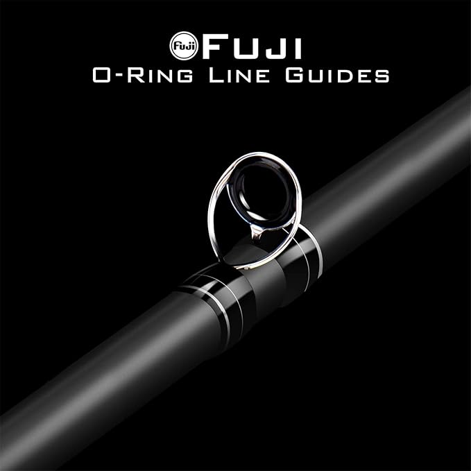 KastKing Perigee II Spinning & Casting Fishing Rods, Fuji O-Ring Line Guides, 24 Ton Carbon Fiber Casting and Spinning Rods - Two Pieces,Twin-Tip Rods