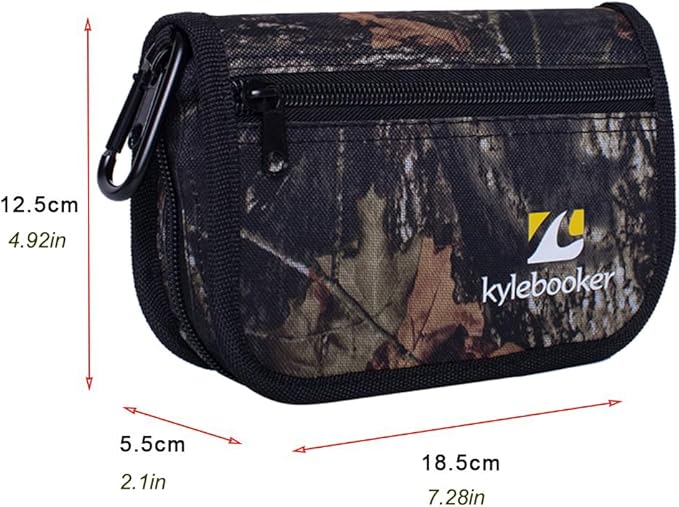 Kylebooker Fishing Lure Storage Bag Spinner Baits Wallet Case