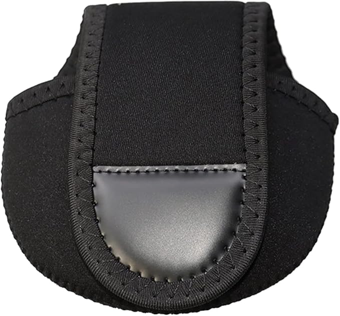 1pc Black Fishing Reel Cover-Spinning/Baitcasting Reel-Slimplicty Fashionable Case Bag Protective Pouch Storage Cover Bag For 100 150 Series Baitcaster Fishing Reel Bags Storage,Reels and Accessories
