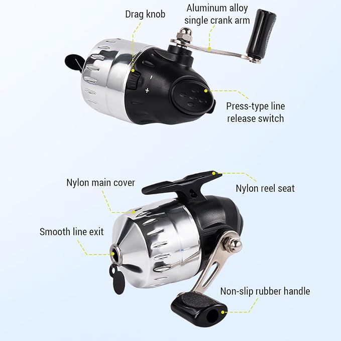 Pen Fishing Rod and Reel Combo Pocket Fishing Rod Telescopic 39in/55in/63in+Spinning Reel, Mini Fishing Pole Kit Ultralight for Traveling Fishing