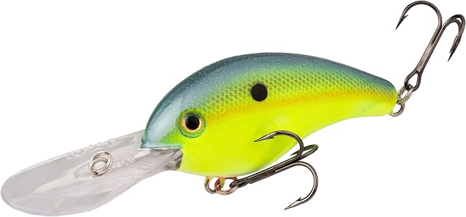 Strike King Promodel Crankbait S3 Fishing Lure, 3/8 oz, Dives to 8'