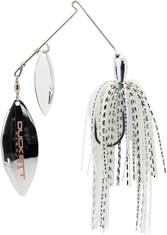 Duckett Fishing BD Double Willow Spinnerbait, Premium Bass Lure for Maximum Flash & Vibration