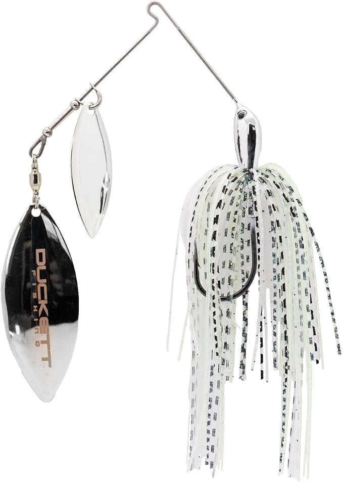 Duckett Fishing BD Double Willow Spinnerbait, Premium Bass Lure for Maximum Flash & Vibration