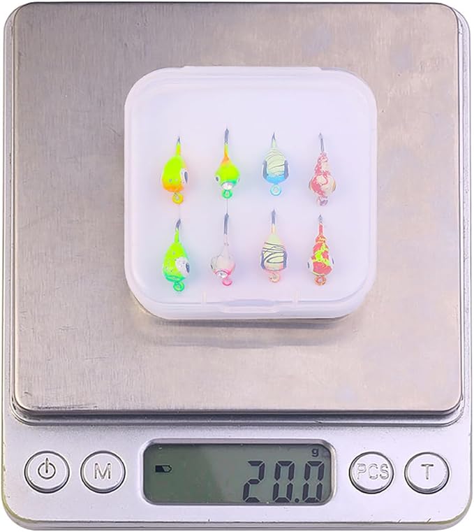 Ice Fishing Jigs Kit Essential Ice Fishing Lures for Beginners to Hook Big Fish and Reel in The Fun!
