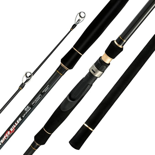 BERRYPRO Light Surf Spinning Rod Striper Fishing Rod Striped Bass surf Rod (9'/9'6''/10'6''/11'/12')