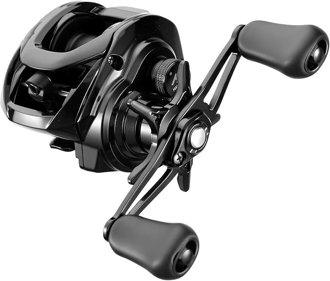 HAUT TON Matel Master Advanced Version Baitcaster reels,6.2:1Gear Ratio,5+1Ball Bearing,Bait clickers,12Lb Drag System Fishing Reels,for Saltwater,Freshwater