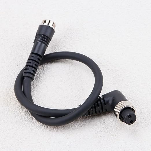 ZORZA 1Pcs Electric Fishing Reel Power Cord with 2-Hole Elbow Design Spinning Reel Power Line for Enhanced Fishing Experience Shipping Direction 6 o'clock(0.45m)