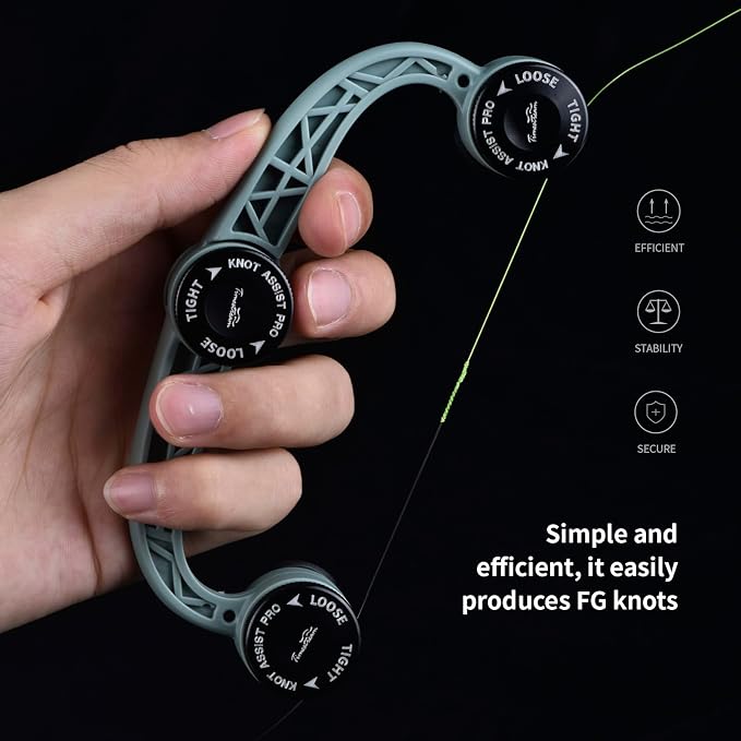 Fishing Bobbin Knotter Assist Knot Tool GT FG PR Line Wire Knotting Machine Fishing Gear