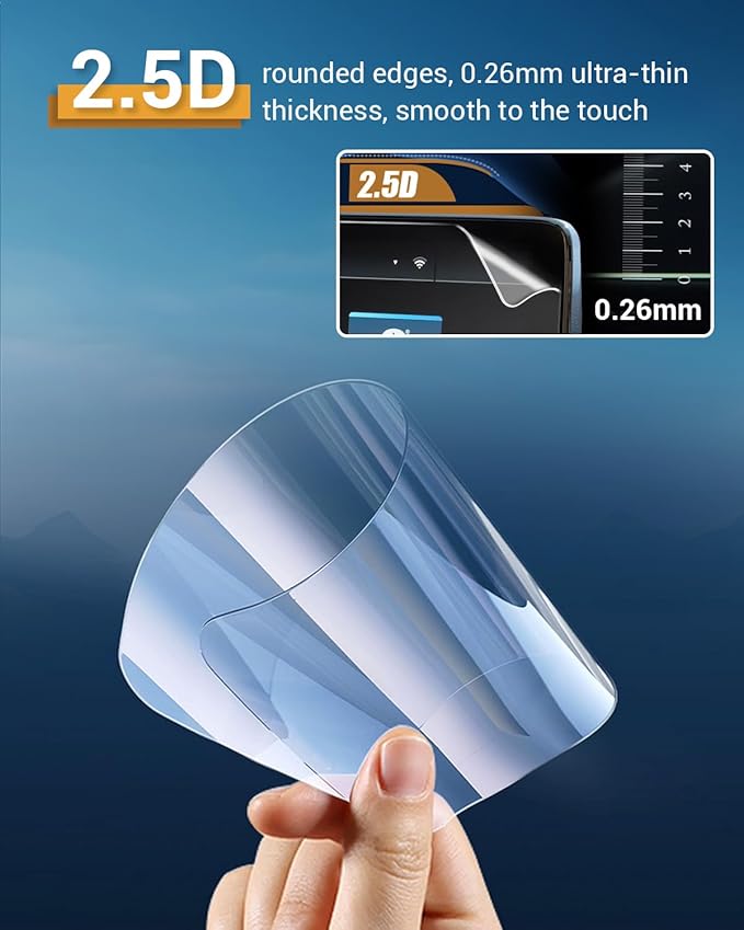 2026 Kia K5 GT Line Screen Protector Antiglare for 2025 2026 Kia K5 (LXS, GT-Line, GT, EX) 12.3" Infotainment & instrument Cluster Split Screen Saver for 2025 Kia K5 GT Line Accessories Nano 4 Pack
