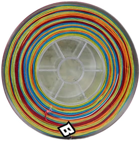 Beyond Braid Lead Core Metered Trolling Braided Line - Sinking Braided Line - Color Change 10 Yards - 8X Strand + Lead Core