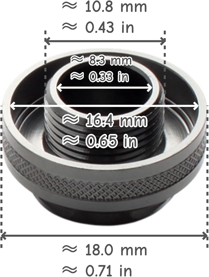 Fishing Reel Handle Cap, 1 PCS, Aluminum Alloy | Universal Screw Accessories, Replacement Part for Spinning Reel, Upgrade for Anglers, Shore Casting & Travel Fishing