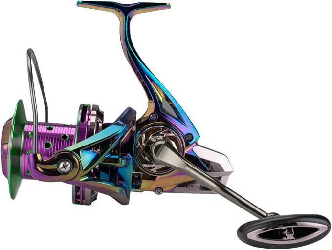 Diwa Spinning Fishing Reels 70 LBS Max Drag Power 18+1 Stainless BB Metal Body Casting Fishing Wheel 8000 10000 12000 Spool Series Freshwater Saltwater Big-Game Surf Ultra Smooth Spinning Reel