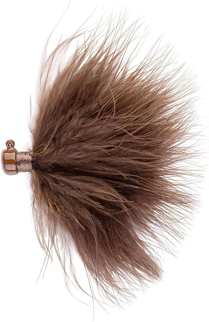 Northland Tackle Marabou JIG / 20.75" / 1/16 OZ - #1 HK / 2 Pack/Brown