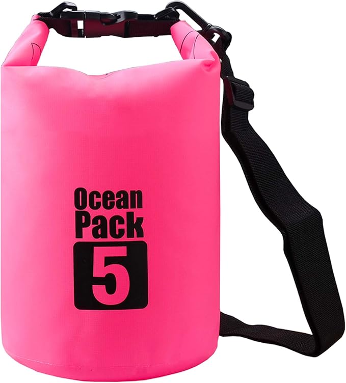 2L/3L/5L/10L/15L/20L/30L 500D Tarpaulin Heavey-Duty PVC Water Proof Dry Bag Sack for Kayaking/Boating/Canoeing/Fishing/Rafting/Swimming/Camping/Snowboarding