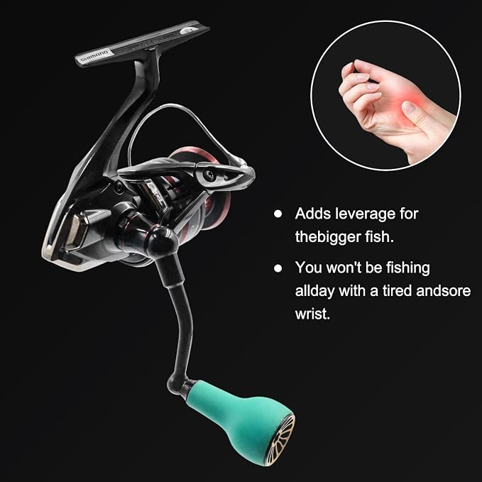 63mm Fishing Spinning Reel Handle Replacement for Shimano Stradic FL/FM Stella Vanford