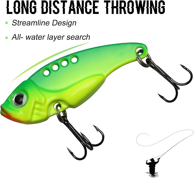 Dovesun 15/20pcs Fishing Spoon Lures Fishing Bait Trout Bass Fishing Lure for Bass, Crappie, Trout Walleye 1/5oz 1/4oz 3/8oz 1/2oz