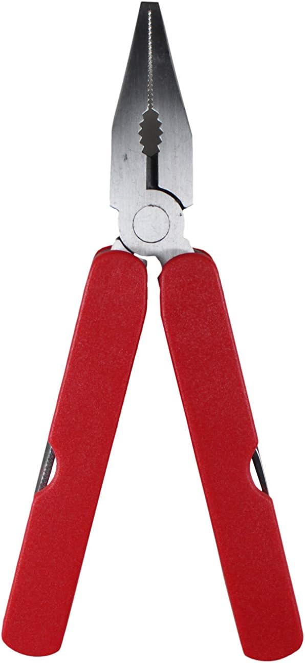 ADROIT 6" (15.2 cm) 11-in-1 Foldable Multi-Tool Pliers | 11-in-1 Functionality | ABS Handles | Nylon Belt Pouch Included | Ultimate Outdoor Companion