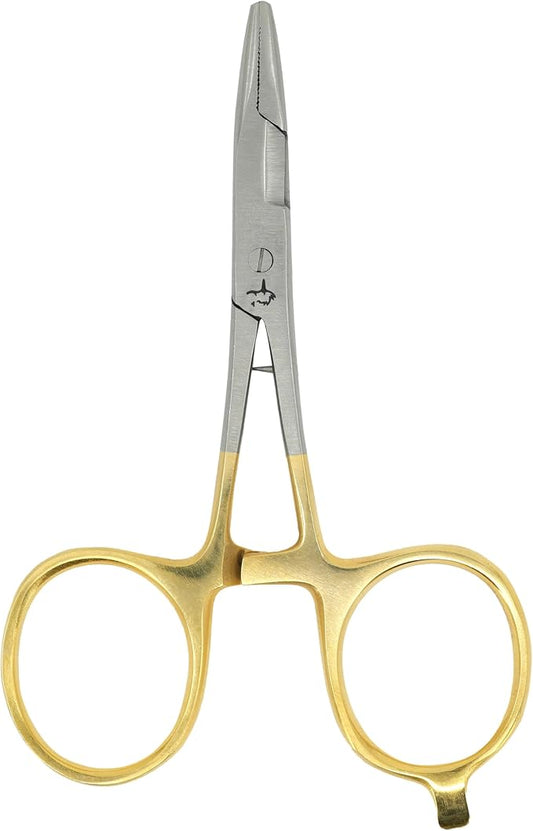 Kingfisher Fishing Accessory Fly Fishing Scissor Clamp Forcept Hemostat for Fly Fishing Hook Removal, Straight