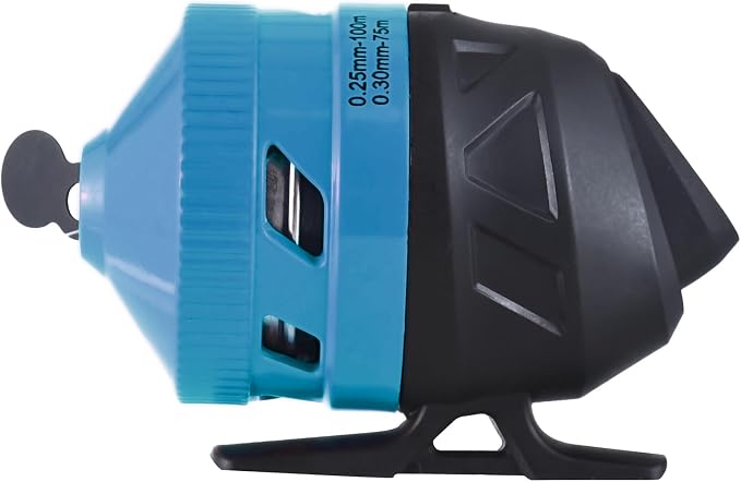Spincast Fishing Reel, Right Hand Retrieve, Easy to Use Push Button Casting Design for Both Beginners and Kids