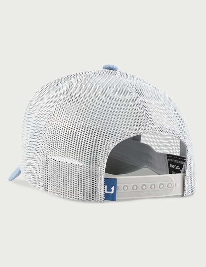 HUK Men's Trucker Hat, Anti-Glare Snapback Fishing Hat for Men