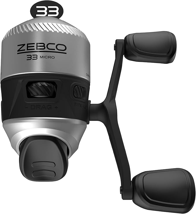 Zebco 33 Spincast Fishing Reel, Right or Left-Hand Retrieve, Pre-Spooled with Zebco Cajun Line