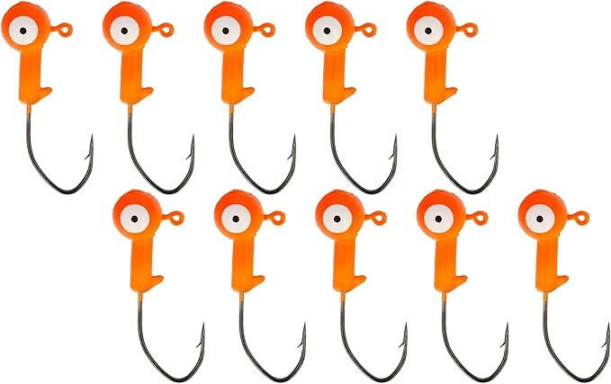 Eagle Claw Lazer Sharp Pro-V Ballhead Jig 10 Pack