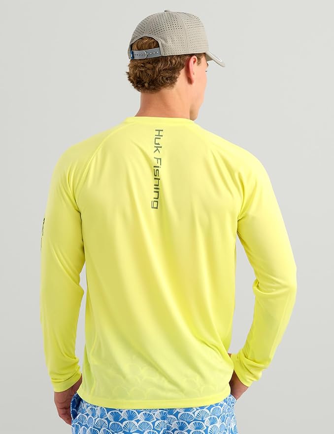 HUK Mens Pursuit Vented Long Sleeve, 30 UPF Fishing Shirt